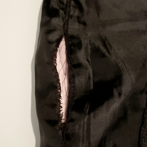 Black faux leather pencil skirt - Sz: XL - Picture 10 of 10